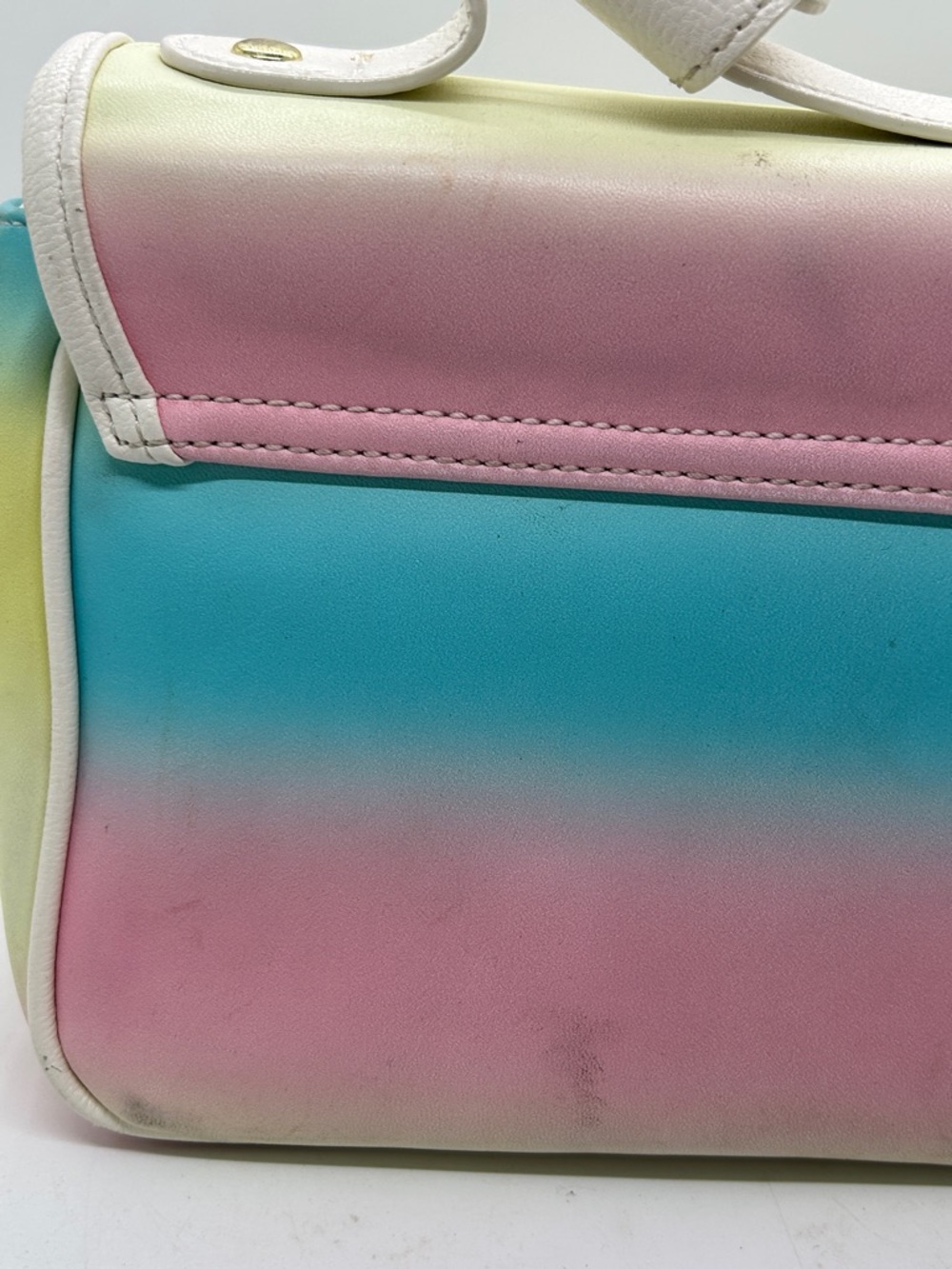 Betsey Johnson Cute Whimsical Pastel  Rotary Dial Leather Crossbody Bag Purse 🌸🌸 - Picture 11 of 12